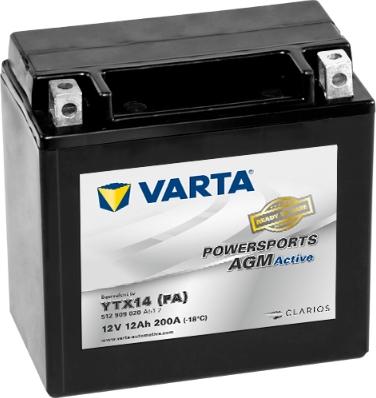 Varta 512909020A512 - Käynnistysakku inparts.fi