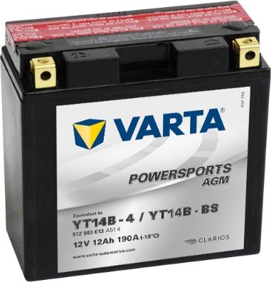 Varta 512903013A514 - Käynnistysakku inparts.fi