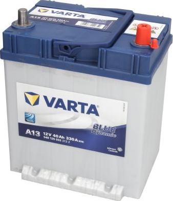 Varta B540125033 - Käynnistysakku inparts.fi