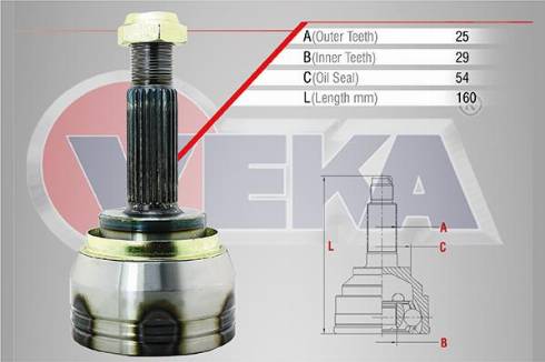 Veka MI-1008 - Vetoakseli inparts.fi