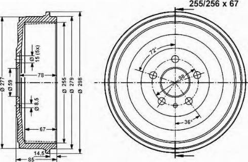 VEMA 801004 - Jarrurumpu inparts.fi