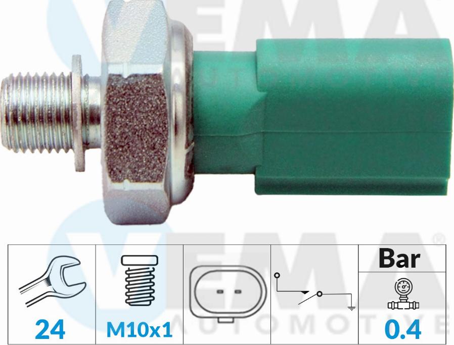 VEMA 360001 - Tunnistin, öljynpaine inparts.fi