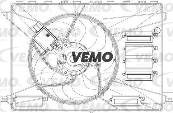 Vemo V25-01-1563 - Tuuletin, moottorin jäähdytys inparts.fi