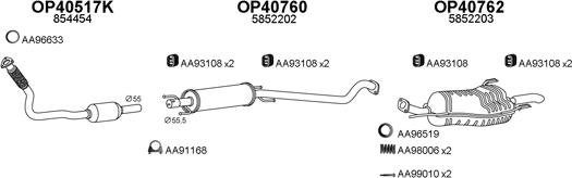 Veneporte 400409 - Pakoputkisto inparts.fi