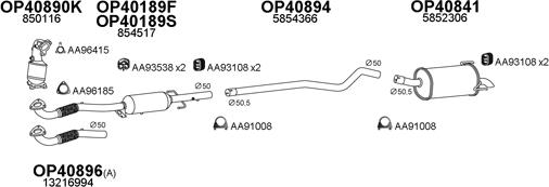 Veneporte 400581 - Pakoputkisto inparts.fi