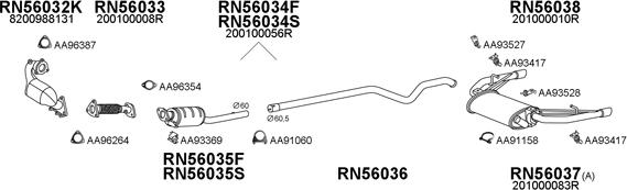 Veneporte 550685 - Pakoputkisto inparts.fi