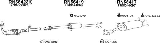 Veneporte 550156 - Pakoputkisto inparts.fi