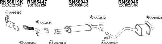 Veneporte 550758 - Pakoputkisto inparts.fi