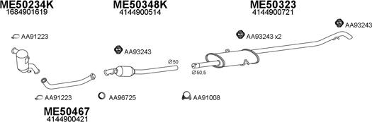 Veneporte 500179 - Pakoputkisto inparts.fi