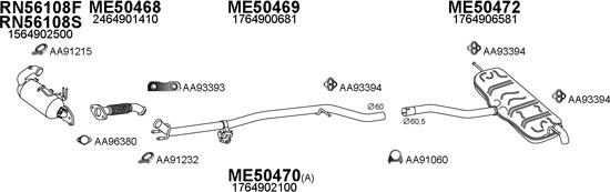 Veneporte 500372 - Pakoputkisto inparts.fi