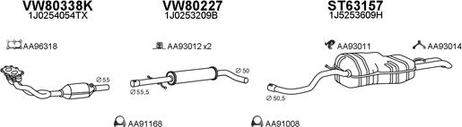 Veneporte 600059 - Pakoputkisto inparts.fi