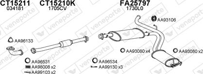 Veneporte 150799 - Pakoputkisto inparts.fi