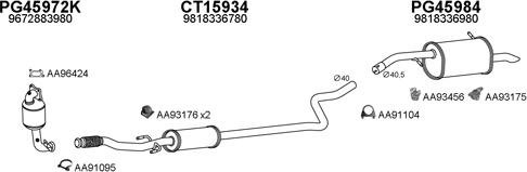 Veneporte 150745 - Pakoputkisto inparts.fi