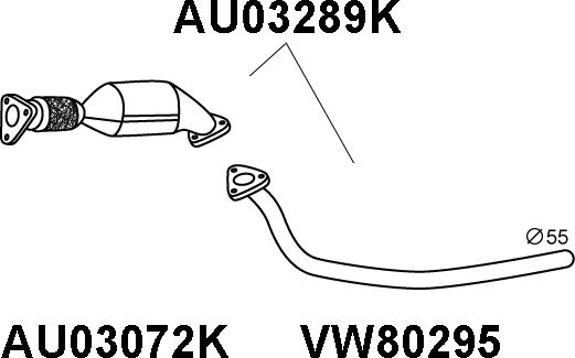 Veneporte AU03289K - Katalysaattori inparts.fi