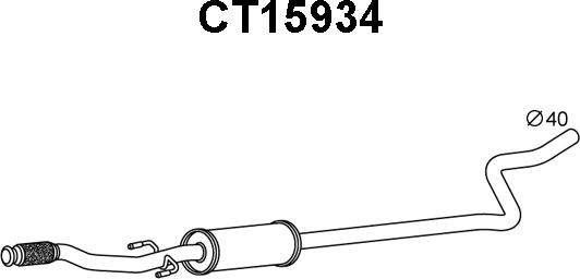 Veneporte CT15934 - Etuäänenvaimentaja inparts.fi