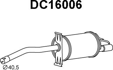 Veneporte DC16006 - Takaäänenvaimentaja inparts.fi