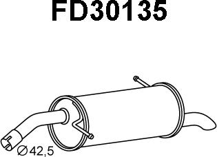 Veneporte FD30135 - Takaäänenvaimentaja inparts.fi