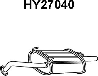 Veneporte HY27040 - Takaäänenvaimentaja inparts.fi