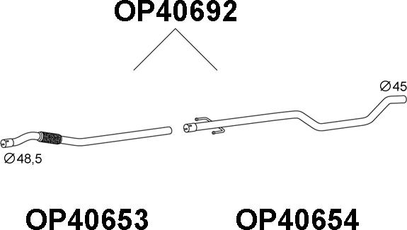 Veneporte OP40692 - Pakoputki inparts.fi