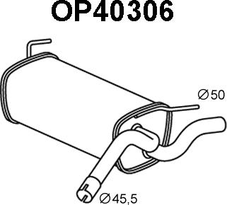 Veneporte OP40306 - Takaäänenvaimentaja inparts.fi