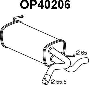 Veneporte OP40206 - Takaäänenvaimentaja inparts.fi