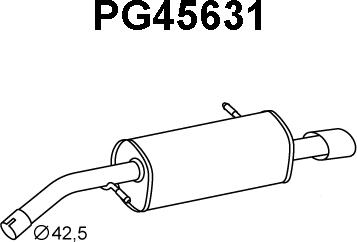 Veneporte PG45631 - Takaäänenvaimentaja inparts.fi