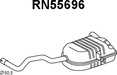 Veneporte RN55696 - Takaäänenvaimentaja inparts.fi