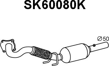 Veneporte SK60080K - Katalysaattori inparts.fi