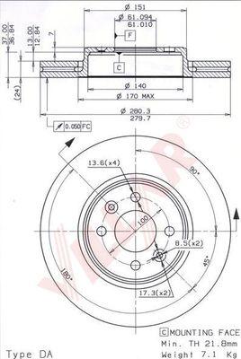 Villar 628.0561 - Jarrulevy inparts.fi