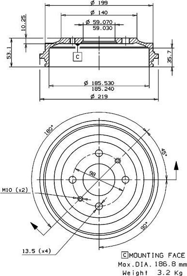 Villar 627.0019 - Jarrurumpu inparts.fi