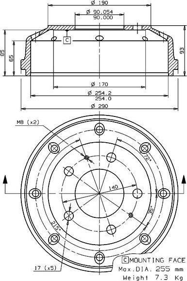 Villar 627.0022 - Jarrurumpu inparts.fi