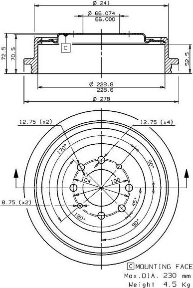 Villar 627.0075 - Jarrurumpu inparts.fi