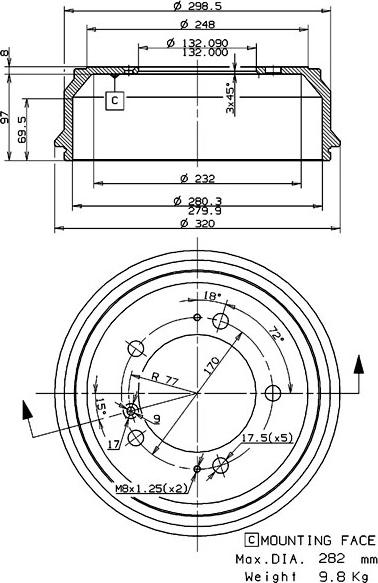 Villar 627.0143 - Jarrurumpu inparts.fi