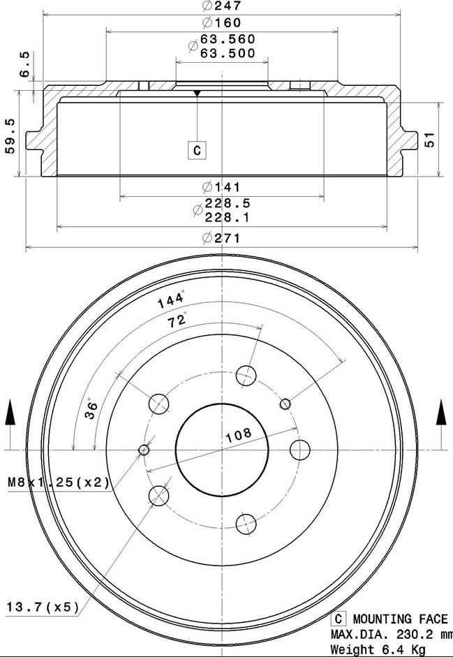 Villar 627.0310 - Jarrurumpu inparts.fi