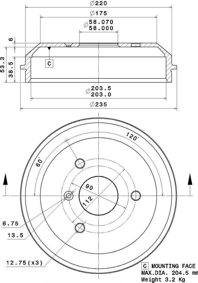 Villar 627.0298 - Jarrurumpu inparts.fi