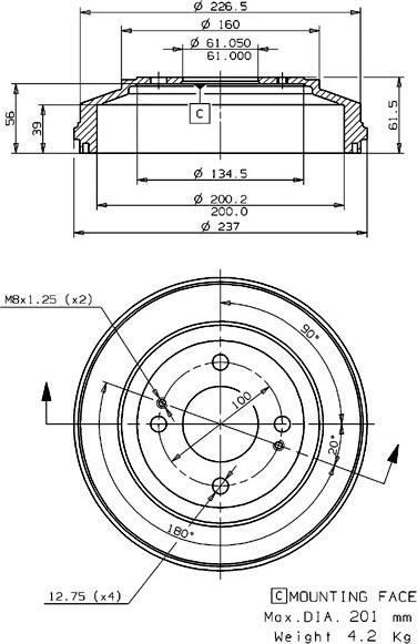 Villar 627.0225 - Jarrurumpu inparts.fi