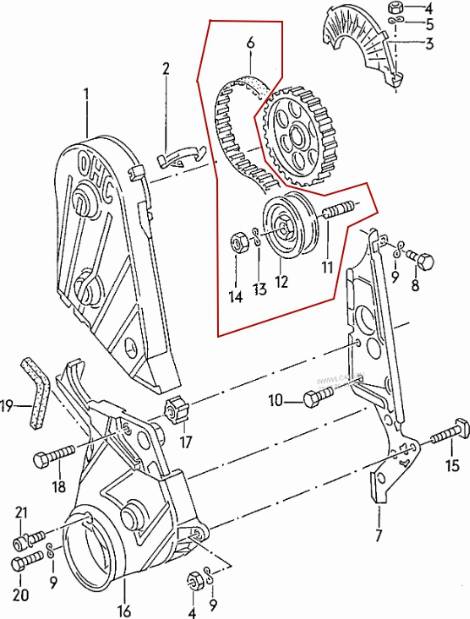 VW N 011 133 7 - Hammashihnasarja inparts.fi