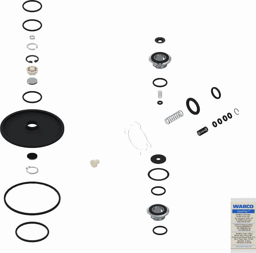 WABCO 475 711 000 2 - Korjaussarja, jarrupaineensäädin inparts.fi