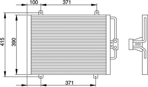 Waeco 8880400091 - Lauhdutin, ilmastointilaite inparts.fi