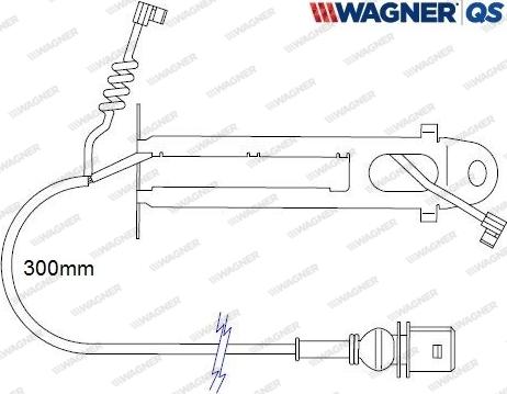 Wagner 587033W - Kulumisenilmaisin, jarrupala inparts.fi