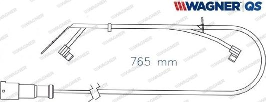 Wagner 587074W - Kulumisenilmaisin, jarrupala inparts.fi