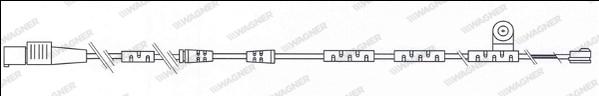 Wagner WWI353 - Kulumisenilmaisin, jarrupala inparts.fi