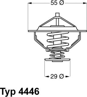 WAHLER 4446.83D - Termostaatti, jäähdytysneste inparts.fi