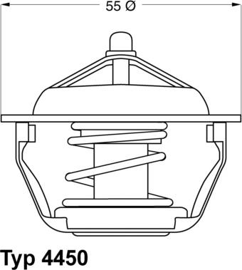 WAHLER 4450.83D - Termostaatti, jäähdytysneste inparts.fi