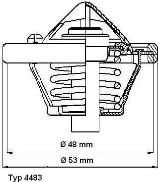 WAHLER 4483.82D - Termostaatti, jäähdytysneste inparts.fi