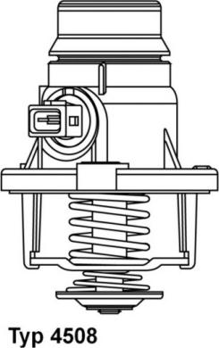 WAHLER 4508.101D - Termostaatti, jäähdytysneste inparts.fi