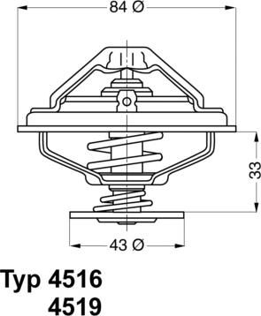 WAHLER 4516.85D - Termostaatti, jäähdytysneste inparts.fi