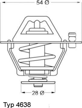 WAHLER 4638.76D - Termostaatti, jäähdytysneste inparts.fi