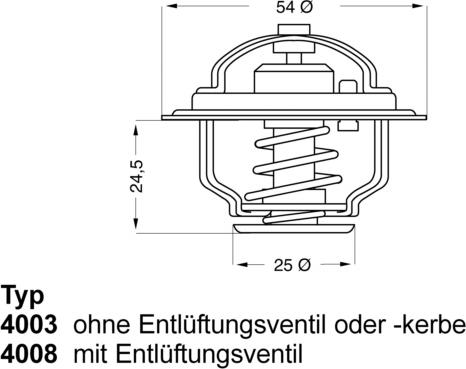 WAHLER 400386 - Termostaatti, jäähdytysneste inparts.fi