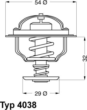 WAHLER 403881D - Termostaatti, jäähdytysneste inparts.fi